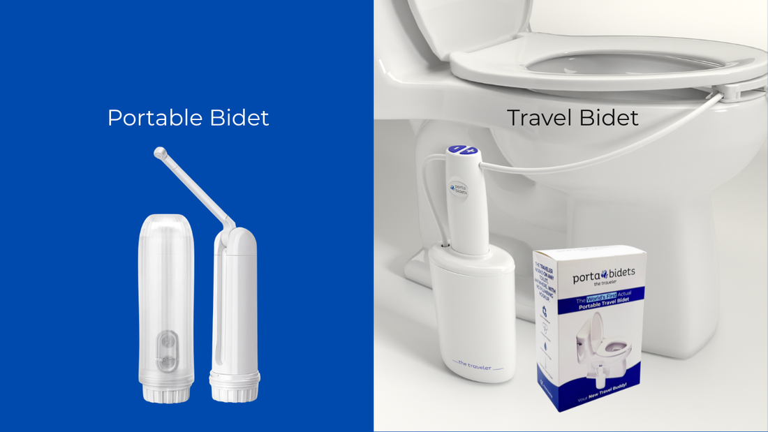 Travel Bidet vs Portable Bidet: What’s the Difference?
