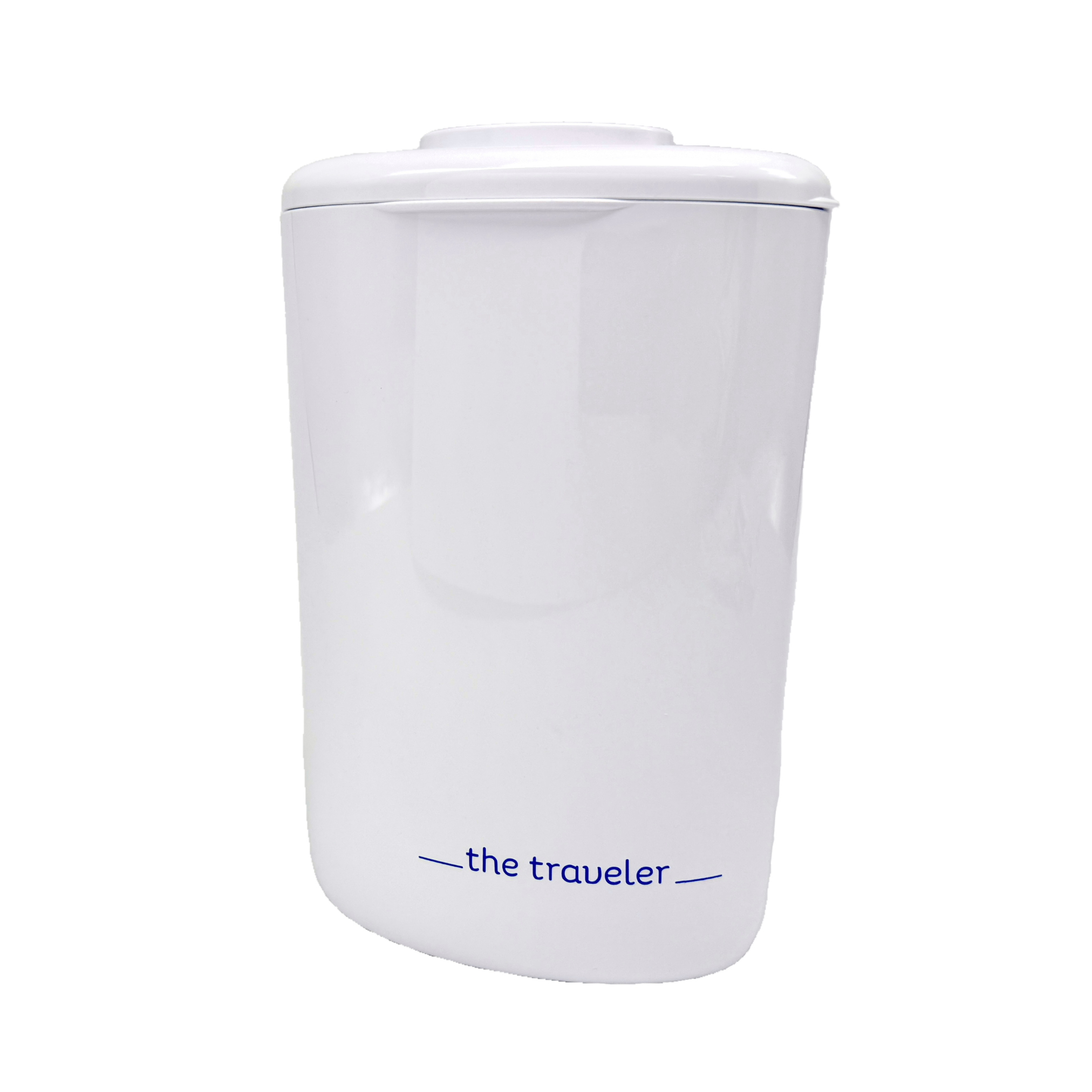 The Traveler bidet all packed up in its case