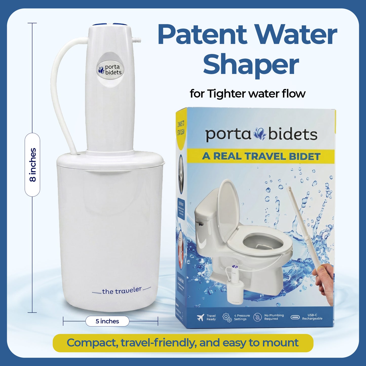 The Traveler Bidet by Portabidets